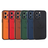 Shockproof Leather Silicone Soft Case For iPhone