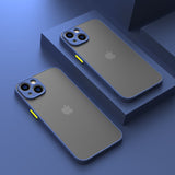 Shockproof Matte Clear Case For iPhone