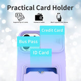 Slide Camera Protection Card Bag Case For iPhone