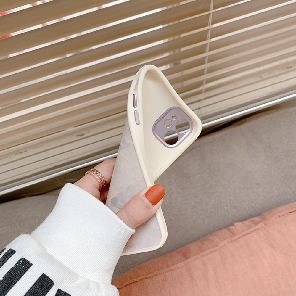 Marble Plating Anti-knock Phone Case for iPhone