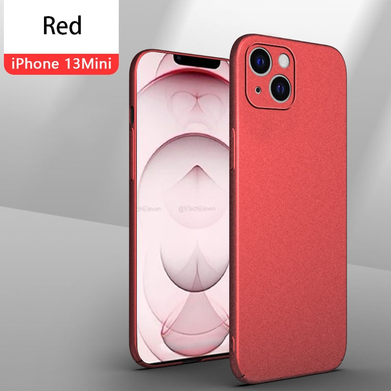 Ultra Thin Sandstone Matte Hard Case For iPhone