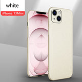 Ultra Thin Sandstone Matte Hard Case For iPhone