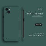 Ultra Thin Matte Hard Frameless Case For iPhone