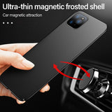 Ultra-thin Magnetic Hard Matte PC Phone Case For iPhone