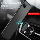Ultra-thin Magnetic Hard Matte PC Phone Case For iPhone