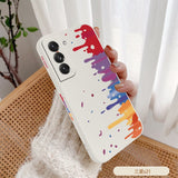 Watercolor Liquid Silicone Case For Samsung Galaxy