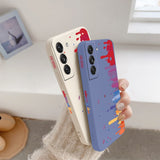 Watercolor Liquid Silicone Case For Samsung Galaxy