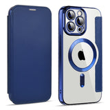 Flip Magnetic Wireless Charge Case for iPhone