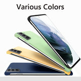 Frameless Slim Matte Hard Case For Samsung Galaxy