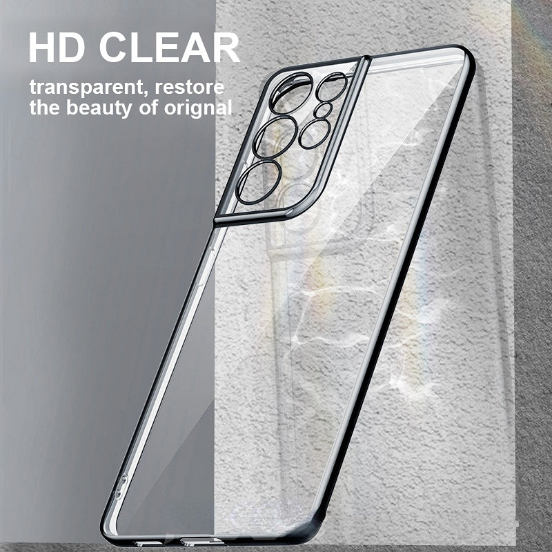Clear Slim Transparent Soft Silicone Case for Samsung
