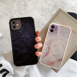 Marble Plating Anti-knock Phone Case for iPhone