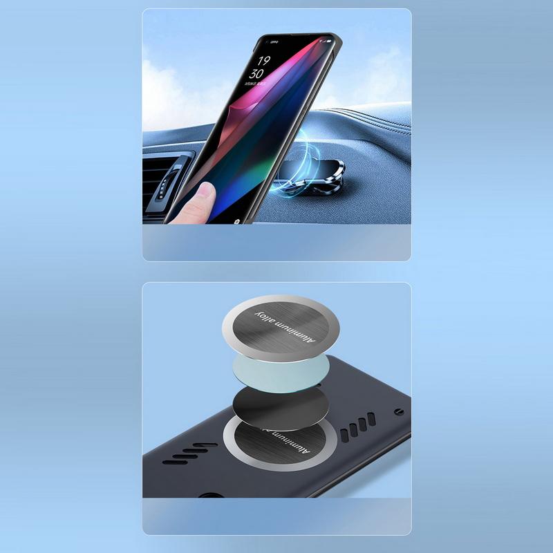 Slim Frameless Magnetic Car Holder Hard Case For Samsung