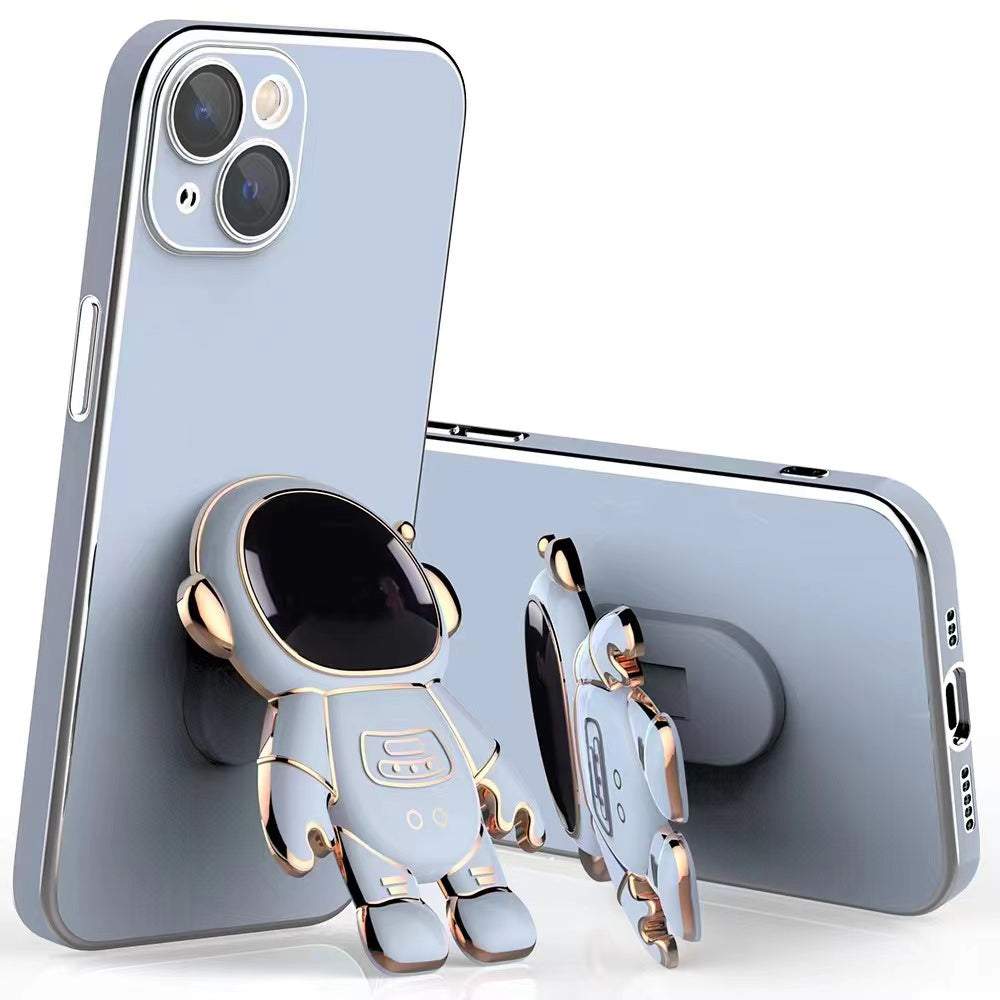 Plating Astronaut Stand Case For iPhone