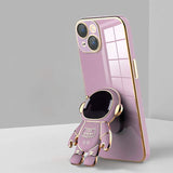 Plating Astronaut Stand Case For iPhone